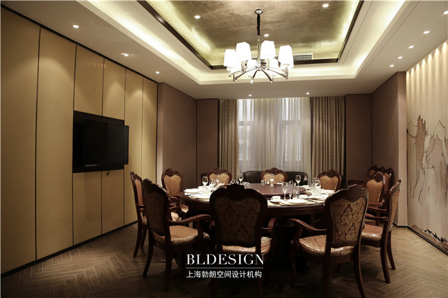 河師大近園精品酒店餐廳包房設計實景圖