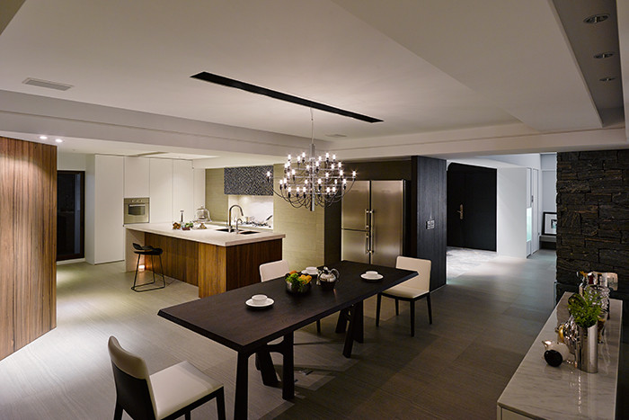 開放式別墅餐廳設(shè)計方案