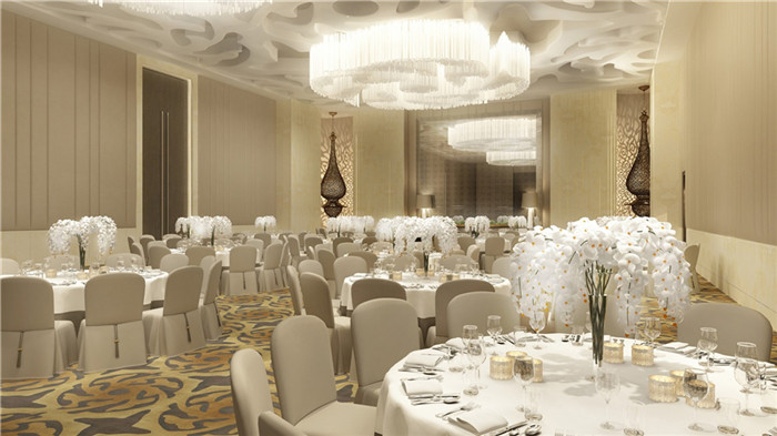 酒店奢華宴會餐飲區(qū)域 酒店奢華宴會餐飲區(qū)域