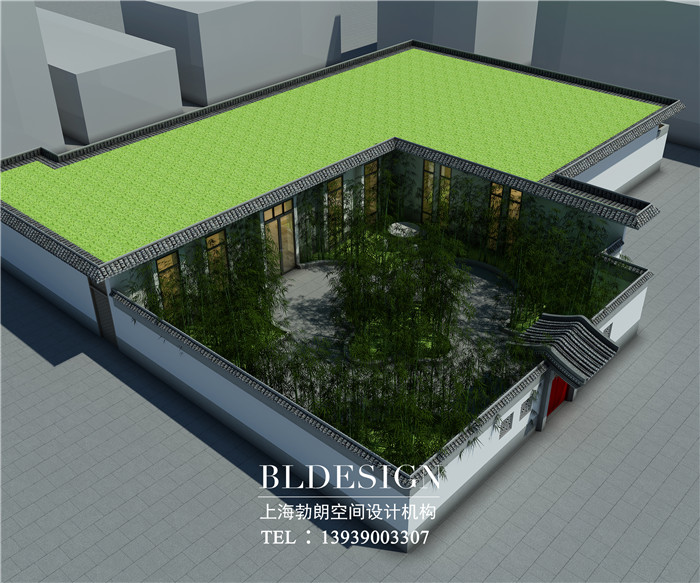 平頂山葉縣賓館中式餐廳外觀設計方案