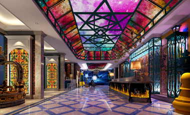 鞏義唐會潮會所星空主題KTV設(shè)計效果圖 鞏義唐會潮會所星空主題KTV設(shè)計效果圖