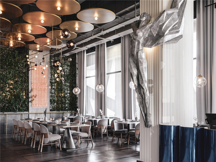 充滿儀式感的國外創(chuàng)意主題西餐廳裝修設(shè)計(jì)方案