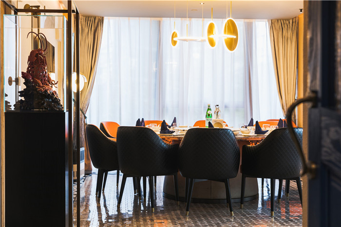 時(shí)尚優(yōu)雅的高端海鮮火鍋餐廳裝修設(shè)計(jì)方案 時(shí)尚優(yōu)雅的高端海鮮火鍋餐廳裝修設(shè)計(jì)方案