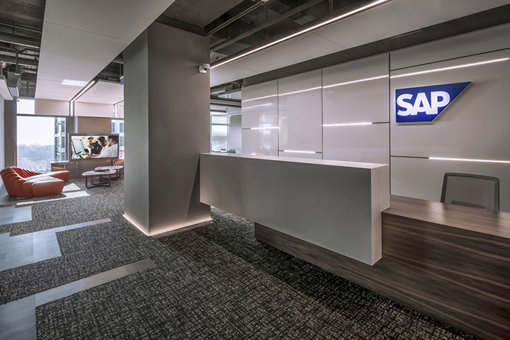 優(yōu)雅奶奶灰  SAP土耳其總部辦公室設(shè)計方案