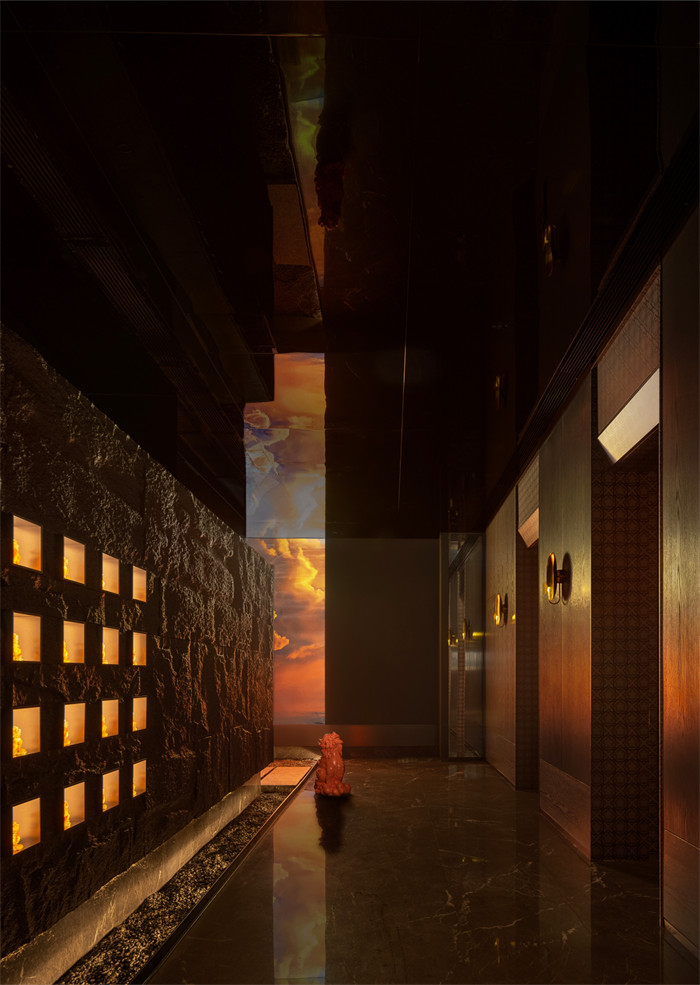  云海秘境  鄭州麒麟晟海鮮酒樓餐廳設(shè)計(jì)