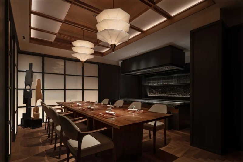 無(wú)錫十河神戶鐵板燒高端日料餐廳設(shè)計(jì)案例