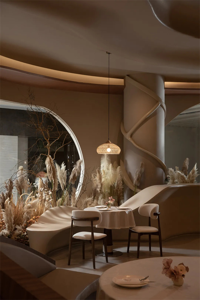 沙海繁花意境   杭州有家西餐廳設(shè)計