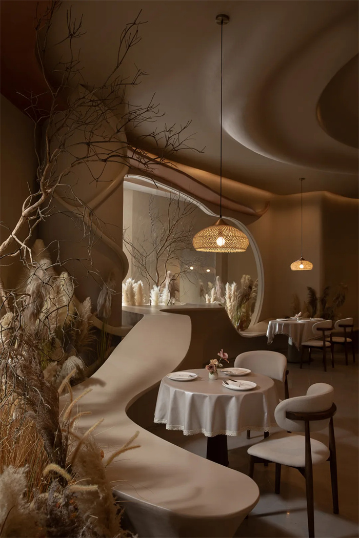 沙海繁花意境   杭州有家西餐廳設(shè)計