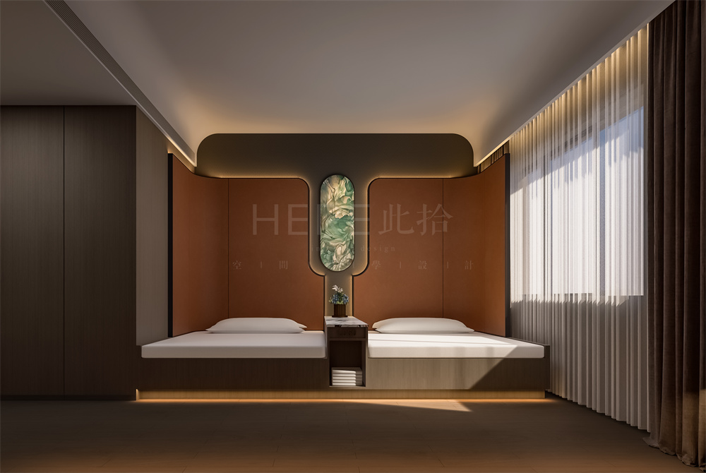 北京悅享高端湯泉·足浴會(huì)所設(shè)計(jì)案例效果圖